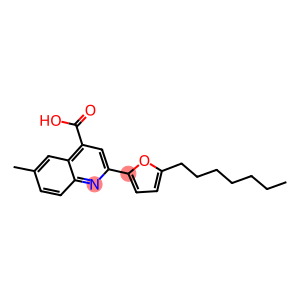 2-(5-heptyl-2-furyl)-6-methyl-4-quinolinecarboxylic acid