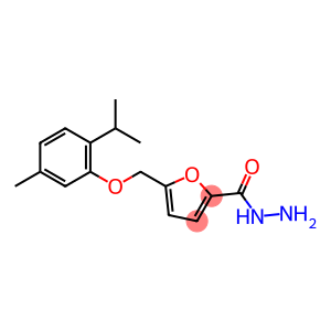 5-[(5-methyl-2-propan-2-yl-phenoxy)methyl]furan-2-carbohydrazide