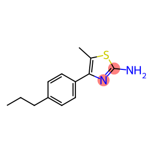 5-甲基-4-(4-丙基苯基)-1,3-噻唑-2-胺