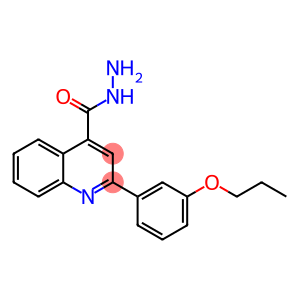 2-(3-PROPOXYPHENYL)QUINOLINE-4-CARBOHYDRAZIDE