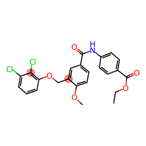 ethyl 4-({3-[(2,3-dichlorophenoxy)methyl]-4-methoxybenzoyl}amino)benzoate