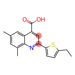 2-(5-ethylthiophen-2-yl)-6,8-dimethyl-quinoline-4-carboxylic acid