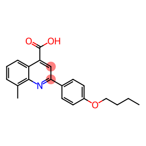 2-(4-丁氧基苯基)-8-甲基-喹啉-4-羧酸