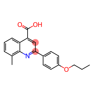 8-甲基-2-(4-丙氧芬基)-喹啉-4-羧酸