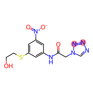 N-{3-[(2-hydroxyethyl)sulfanyl]-5-nitrophenyl}-2-(1H-tetraazol-1-yl)acetamide