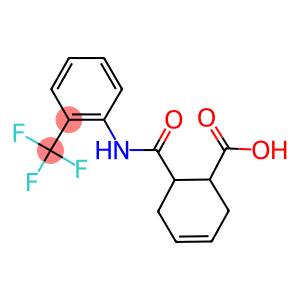 6-{[2-(trifluoromethyl)anilino]carbonyl}-3-cyclohexene-1-carboxylic acid