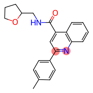 2-(4-methylphenyl)-N-(tetrahydro-2-furanylmethyl)-4-quinolinecarboxamide