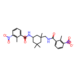 3-nitro-N-{[5-({3-nitro-2-methylbenzoyl}amino)-1,3,3-trimethylcyclohexyl]methyl}-2-methylbenzamide