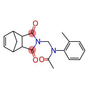 N-[(3,5-dioxo-4-azatricyclo[5.2.1.0~2,6~]dec-8-en-4-yl)methyl]-N-(2-methylphenyl)acetamide