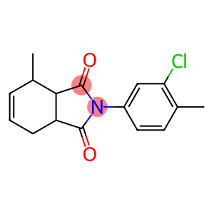 2-(3-chloro-4-methylphenyl)-4-methyl-3a,4,7,7a-tetrahydro-1H-isoindole-1,3(2H)-dione