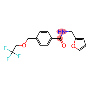 N-(2-furylmethyl)-4-[(2,2,2-trifluoroethoxy)methyl]benzamide