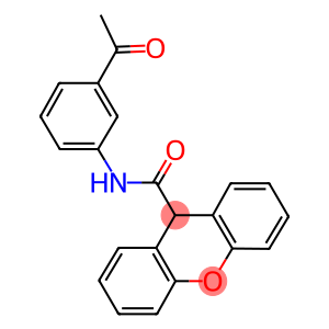 N-(3-acetylphenyl)-9H-xanthene-9-carboxamide