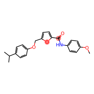 5-[(4-isopropylphenoxy)methyl]-N-(4-methoxyphenyl)-2-furamide