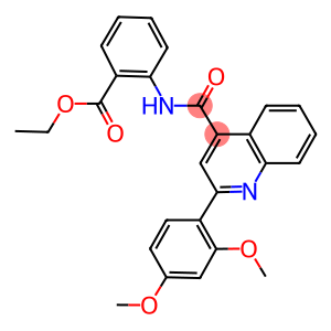 ethyl 2-({[2-(2,4-dimethoxyphenyl)-4-quinolinyl]carbonyl}amino)benzoate