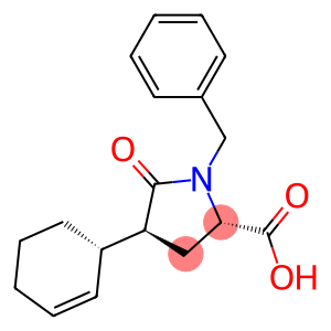 (2S,4S)-1-benzyl-4-((S)-cyclohex-2-enyl)-5-oxopyrrolidine-2-carboxylic acid