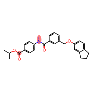 isopropyl 4-({3-[(2,3-dihydro-1H-inden-5-yloxy)methyl]benzoyl}amino)benzoate