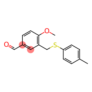 Benzaldehyde, 4-methoxy-3-(4-methylphenylthiomethyl)-