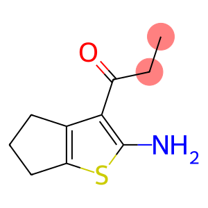 1-Propanone,1-(2-amino-5,6-dihydro-4H-cyclopenta[b]thien-3-yl)-(9CI)