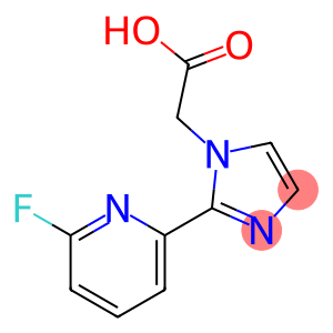 1H-Imidazole-1-acetic acid, 2-(6-fluoro-2-pyridinyl)-