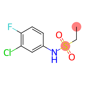 N-(3-chloro-4-fluorophenyl)ethanesulfonamide