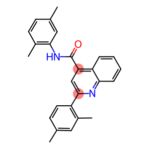 2-(2,4-dimethylphenyl)-N-(2,5-dimethylphenyl)-4-quinolinecarboxamide