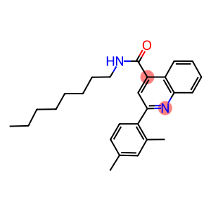 2-(2,4-dimethylphenyl)-N-octyl-4-quinolinecarboxamide