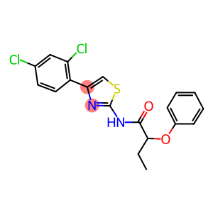 N-[4-(2,4-dichlorophenyl)-1,3-thiazol-2-yl]-2-phenoxybutanamide
