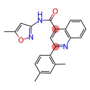 2-(2,4-dimethylphenyl)-N-(5-methyl-3-isoxazolyl)-4-quinolinecarboxamide