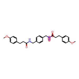 3-(4-methoxyphenyl)-N-[4-({[3-(4-methoxyphenyl)propanoyl]amino}methyl)benzyl]propanamide