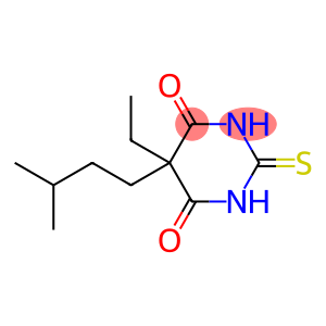 4,6(1H,5H)-Pyrimidinedione, 5-ethyldihydro-5-(3-methylbutyl)-2-thioxo-