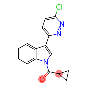 [3-(6-CHLORO-3-PYRIDAZINYL)-1H-INDOL-1-YL](CYCLOPROPYL)METHANONE