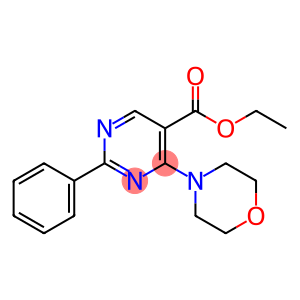 ETHYL 4-MORPHOLINO-2-PHENYL-5-PYRIMIDINECARBOXYLATE