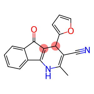 4-(2-FURYL)-2-METHYL-5-OXO-4,5-DIHYDRO-1H-INDENO[1,2-B]PYRIDINE-3-CARBONITRILE