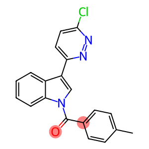 [3-(6-CHLORO-3-PYRIDAZINYL)-1H-INDOL-1-YL](4-METHYLPHENYL)METHANONE