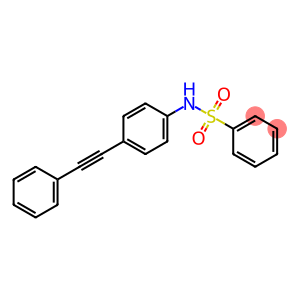 N-[4-(2-PHENYLETHYNYL)PHENYL]BENZENESULFONAMIDE