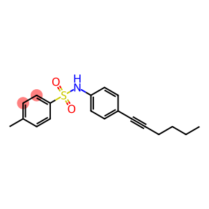 N-[4-(1-HEXYNYL)PHENYL]-4-METHYLBENZENESULFONAMIDE