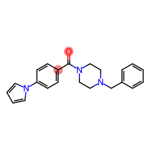 1-benzyl-4-[4-(1H-pyrrol-1-yl)benzoyl]piperazine