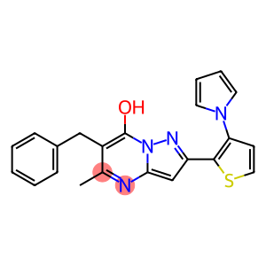 6-BENZYL-5-METHYL-2-[3-(1H-PYRROL-1-YL)-2-THIENYL]PYRAZOLO[1,5-A]PYRIMIDIN-7-OL