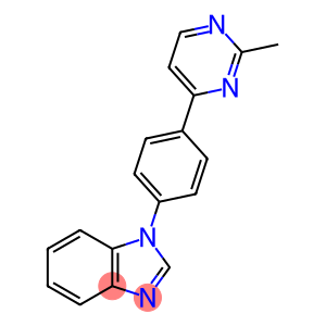 1H-Benzimidazole, 1-[4-(2-methyl-4-pyrimidinyl)phenyl]-