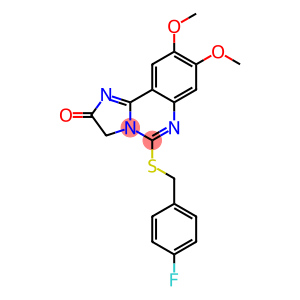 Imidazo[1,2-c]quinazolin-2(3H)-one, 5-[[(4-fluorophenyl)methyl]thio]-8,9-dimethoxy-