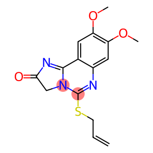 5-(ALLYLSULFANYL)-8,9-DIMETHOXYIMIDAZO[1,2-C]QUINAZOLIN-2(3H)-ONE