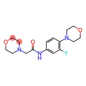 N-[3-fluoro-4-(morpholin-4-yl)phenyl]-2-(morpholin-4-yl)acetamide