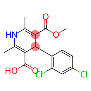 4-(2,4-DICHLOROPHENYL)-5-(METHOXYCARBONYL)-2,6-DIMETHYL-1,4-DIHYDRO-3-PYRIDINECARBOXYLIC ACID