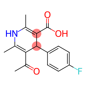 5-ACETYL-4-(4-FLUOROPHENYL)-2,6-DIMETHYL-1,4-DIHYDRO-3-PYRIDINECARBOXYLIC ACID