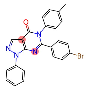 6-(4-bromophenyl)-5-(4-methylphenyl)-1-phenyl-1,5-dihydro-4H-pyrazolo[3,4-d]pyrimidin-4-one