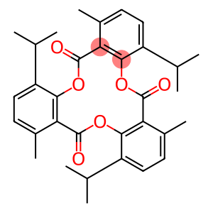 Cyclic  trilactone  of  o-thymotic  acid