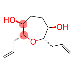 3,6-Oxepanediol, 2,7-di-2-propenyl-, (2R,3S,6R,7S)- (9CI)