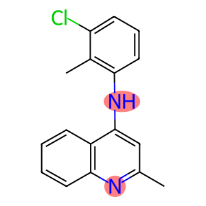 N-(3-chloro-2-methylphenyl)-N-(2-methyl-4-quinolinyl)amine