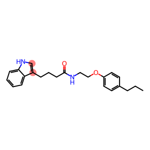 4-(1H-indol-3-yl)-N-[2-(4-propylphenoxy)ethyl]butanamide