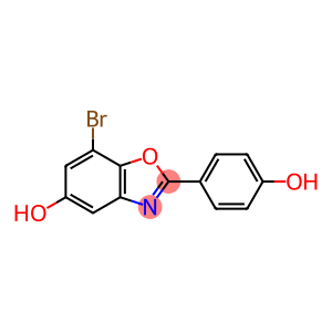 5-Benzoxazolol, 7-bromo-2-(4-hydroxyphenyl)-